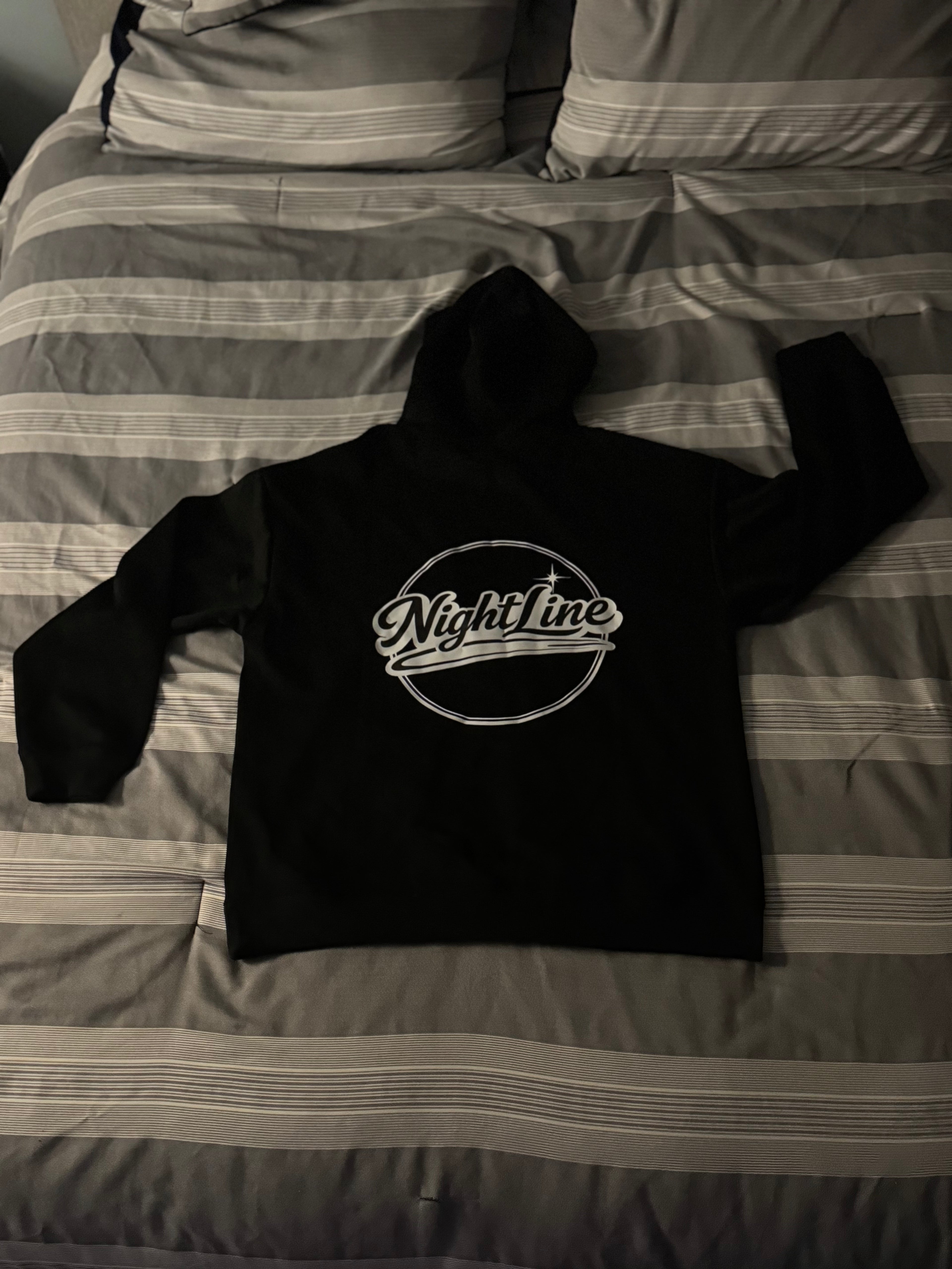 NightLine (Black) Hoodie